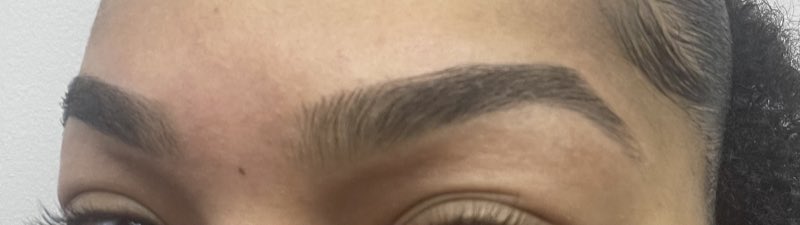 Clean, natural brow shaping